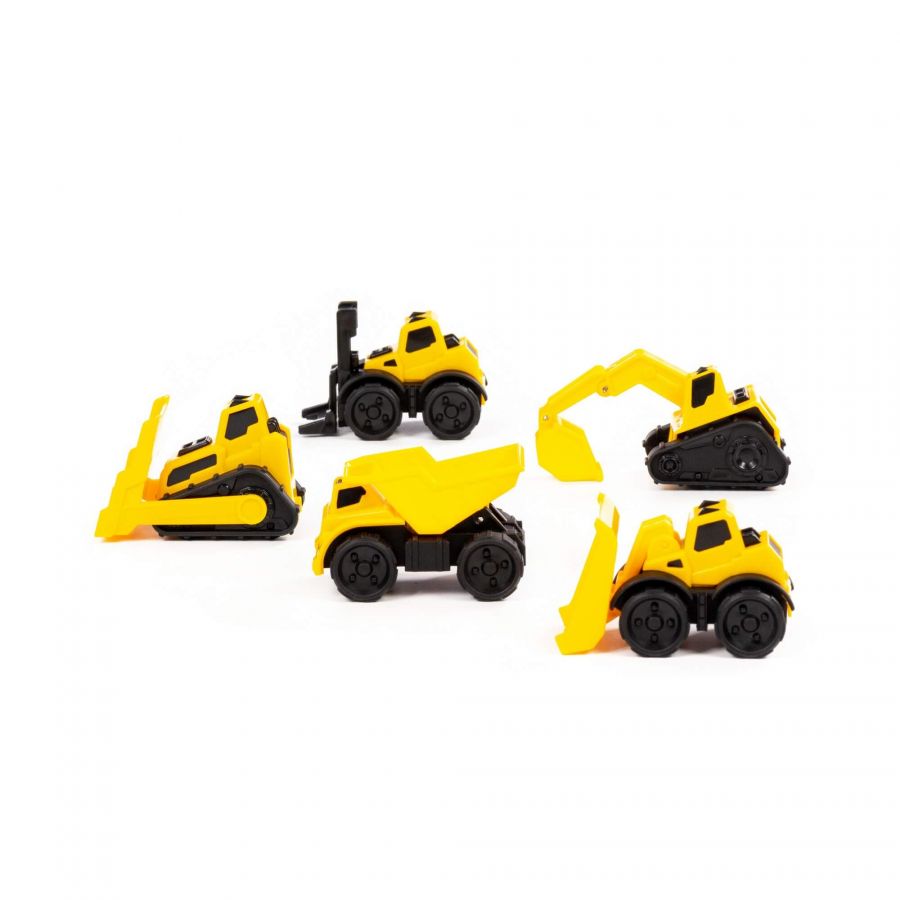 Набор спецтехники-мини (5 шт) (в пакете)
