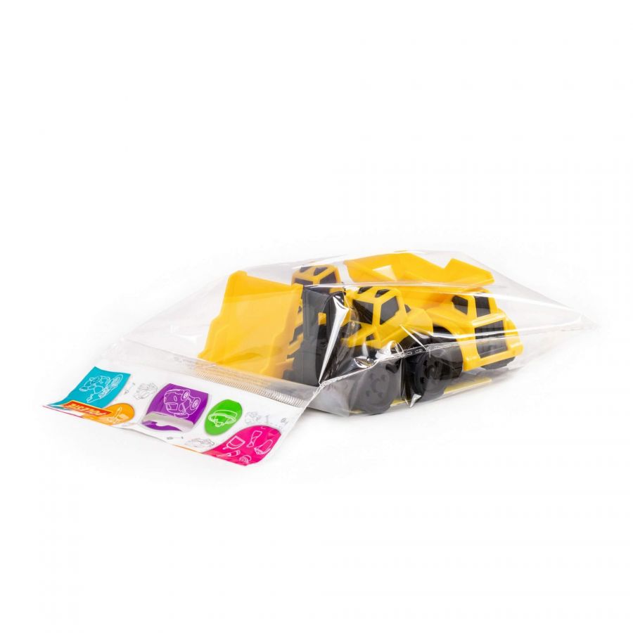 Самосвал-мини + Бульдозер-мини гусеничный + Погрузчик-мини вилочный (в пакете)