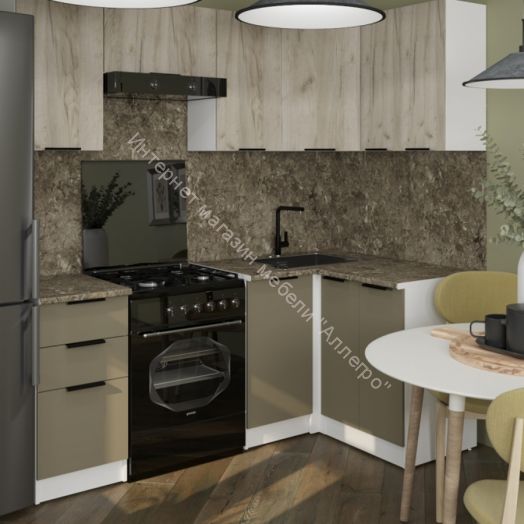 Кухонный гарнитур Альба оптима 5 1200х2000 мм