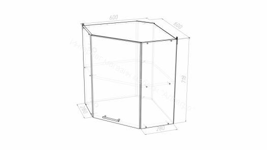 Кухонный гарнитур Лиора оптима 5 1200х2000 мм