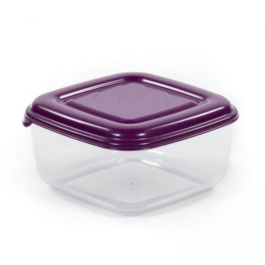 Ёмкость №37 квадратная с крышкой, 1,5 литра