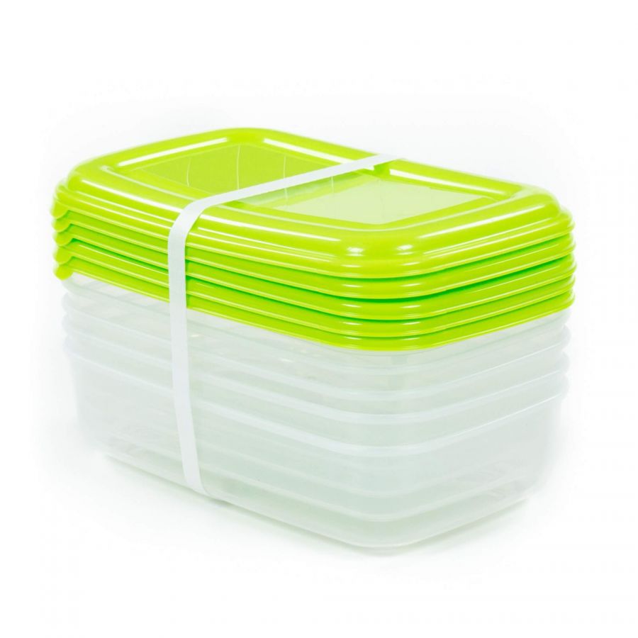 Ёмкость №40 прямоугольная с крышкой, 1,6 литра (v2)