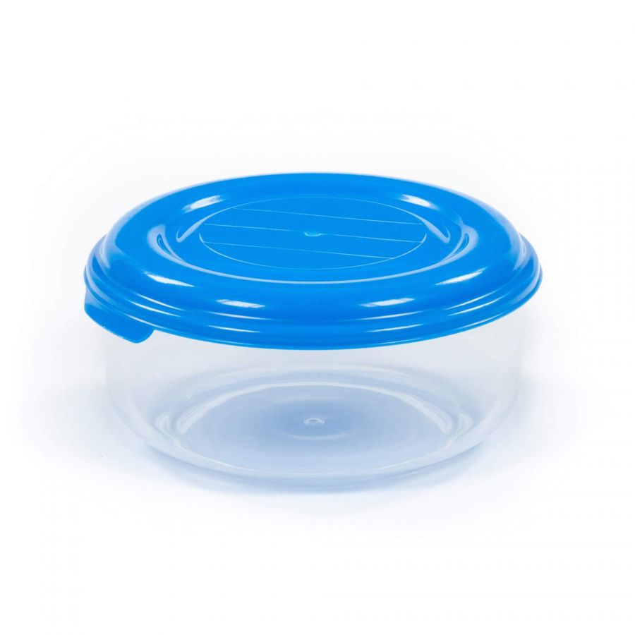 Ёмкость №43 круглая с крышкой, 0,9 литра