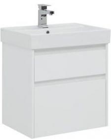 Тумба под раковину Aquanet Nova Lite 60 белый (2 ящика) 00242575