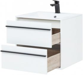 Тумба под раковину Aquanet Lino 60 белый матовый 00253901