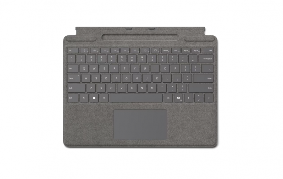 Клавиатура Microsoft Surface Pro Keyboard X/8/9/10/11 with Copilot button (Alcantara) (Platinum)