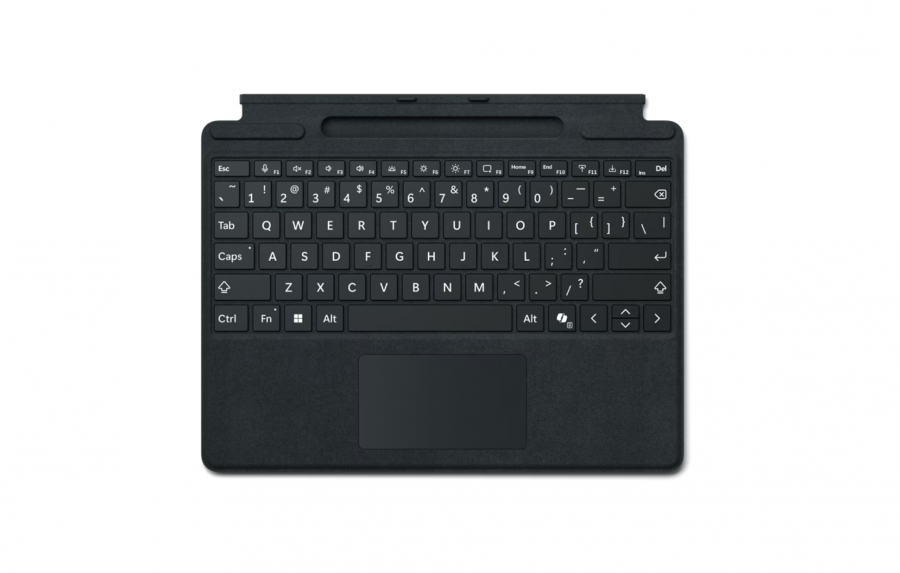 Клавиатура Microsoft Surface Pro Keyboard X/8/9/10/11 with Copilot button (Alcantara) (Black with Bold keyset)