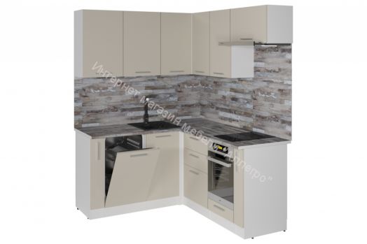 Кухонный гарнитур Дюна мега прайм 2 1600х1700 мм (ПМ+СДШ)