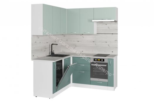 Кухонный гарнитур Асая мега прайм 2 1600х1700 мм (ПМ+СДШ)