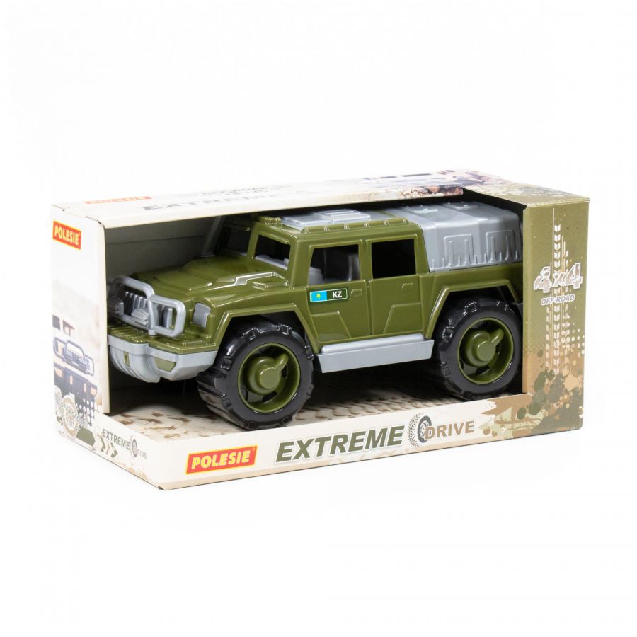 Автомобиль-джип военный "Защитник" №1 (KZ) (в коробке)
