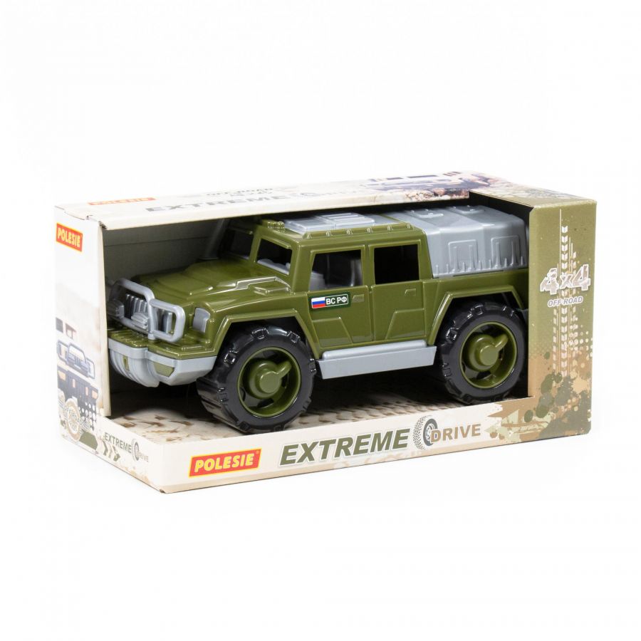 Автомобиль-джип военный "Защитник" №1 (в коробке)