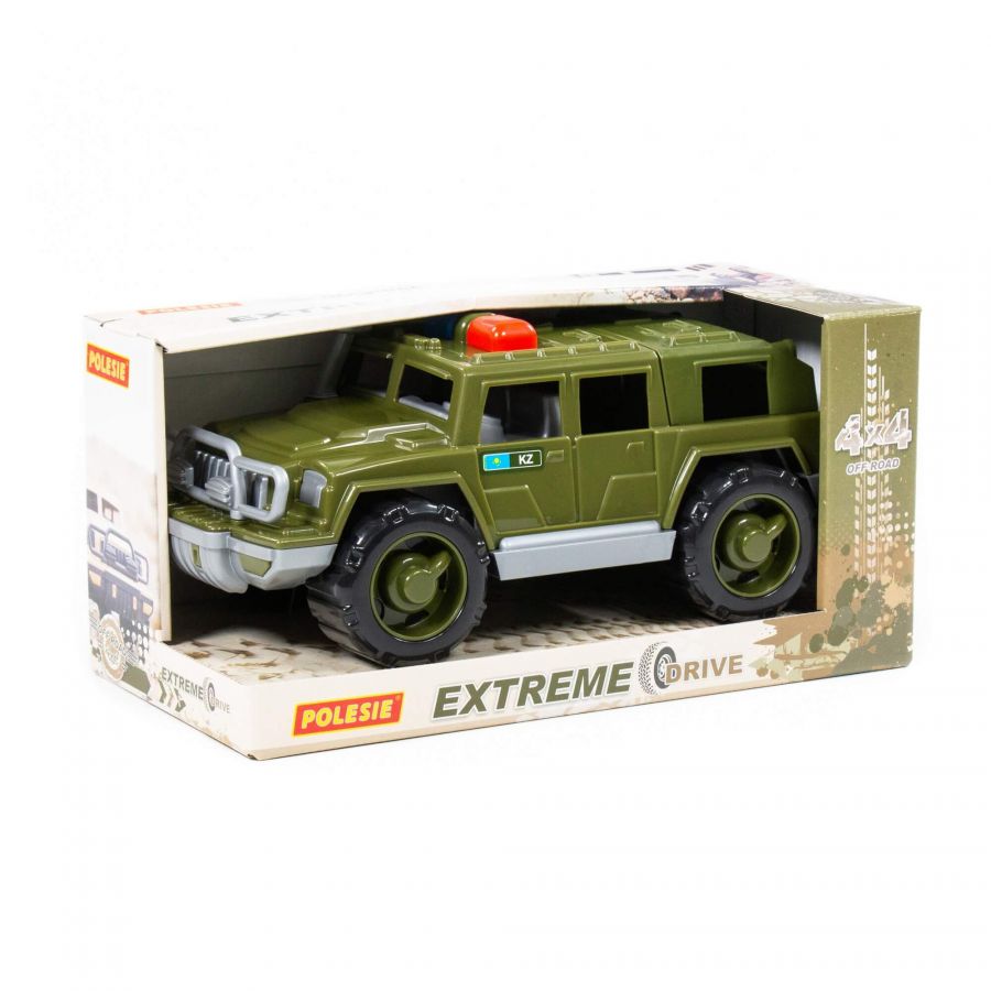 Автомобиль-джип военный патрульный "Защитник" (KZ) (в коробке)