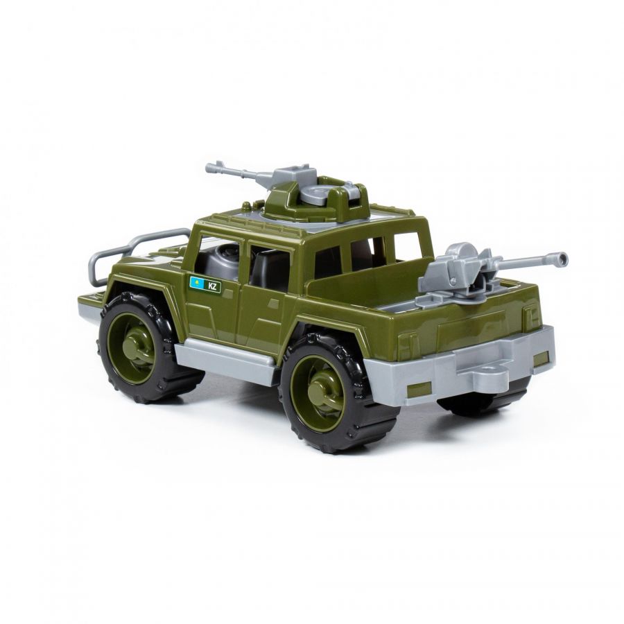 Автомобиль-пикап военный "Защитник" с 2-мя пулемётами (KZ) (в коробке)