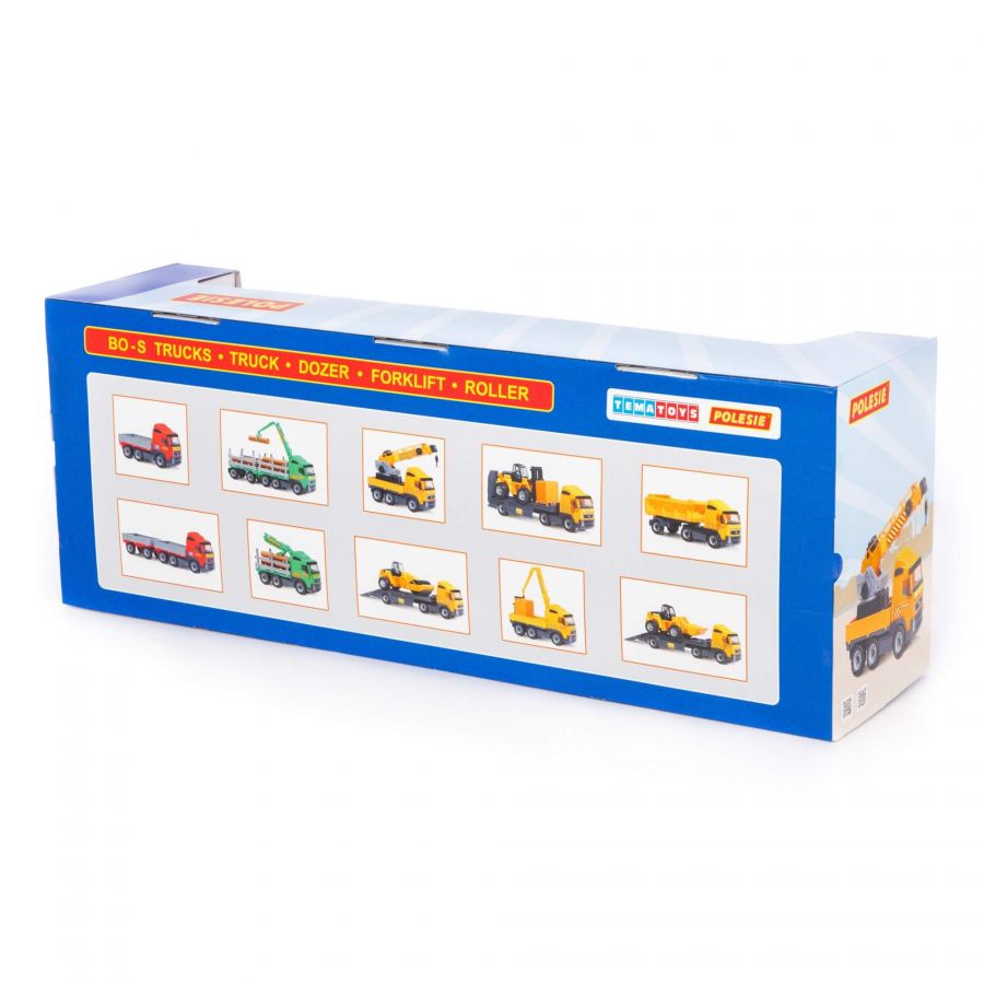 Автомобиль бортовой + трактор-погрузчик (в коробке)