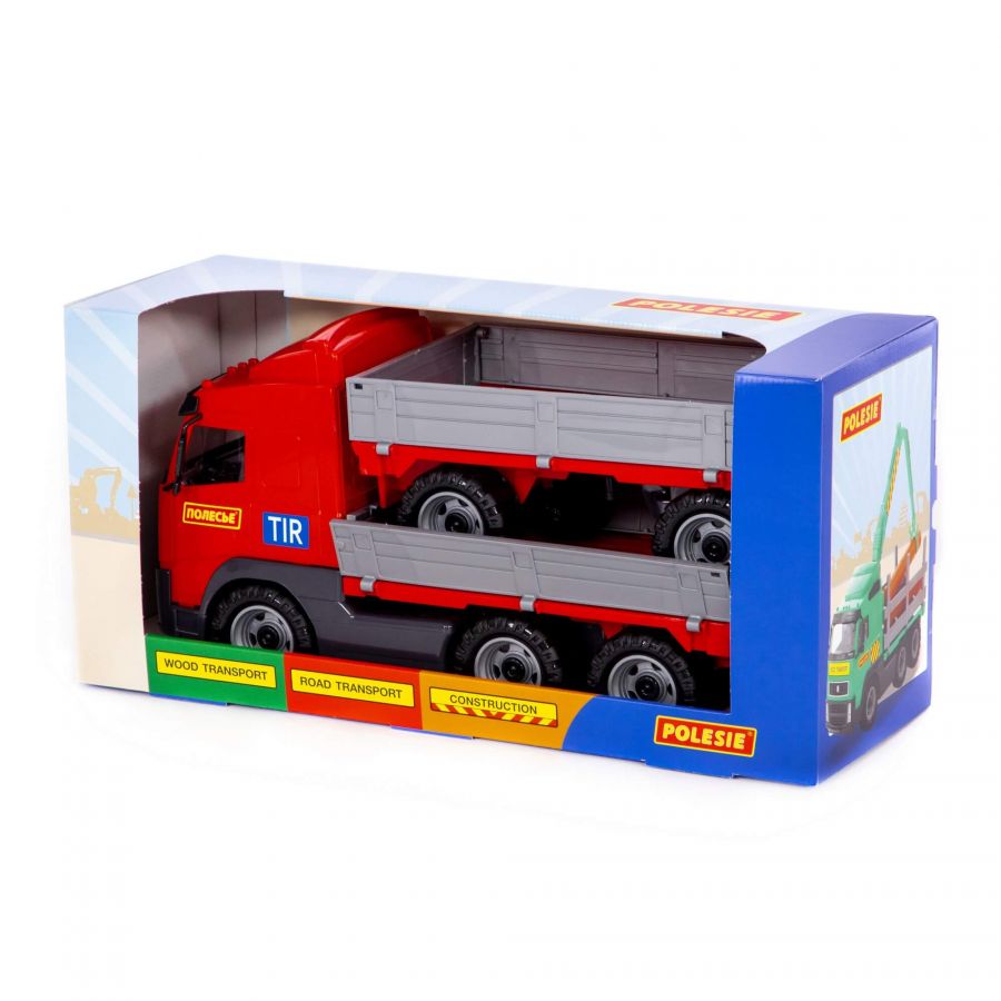 Автомобиль бортовой с прицепом (в коробке)