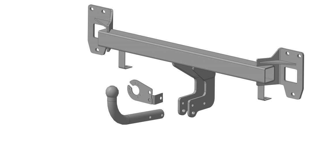 Фаркоп Geely Tugella 2020- твердое крепление шара