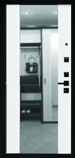 Дверь Входная Дверной континент Палермо 2 Силк сноу