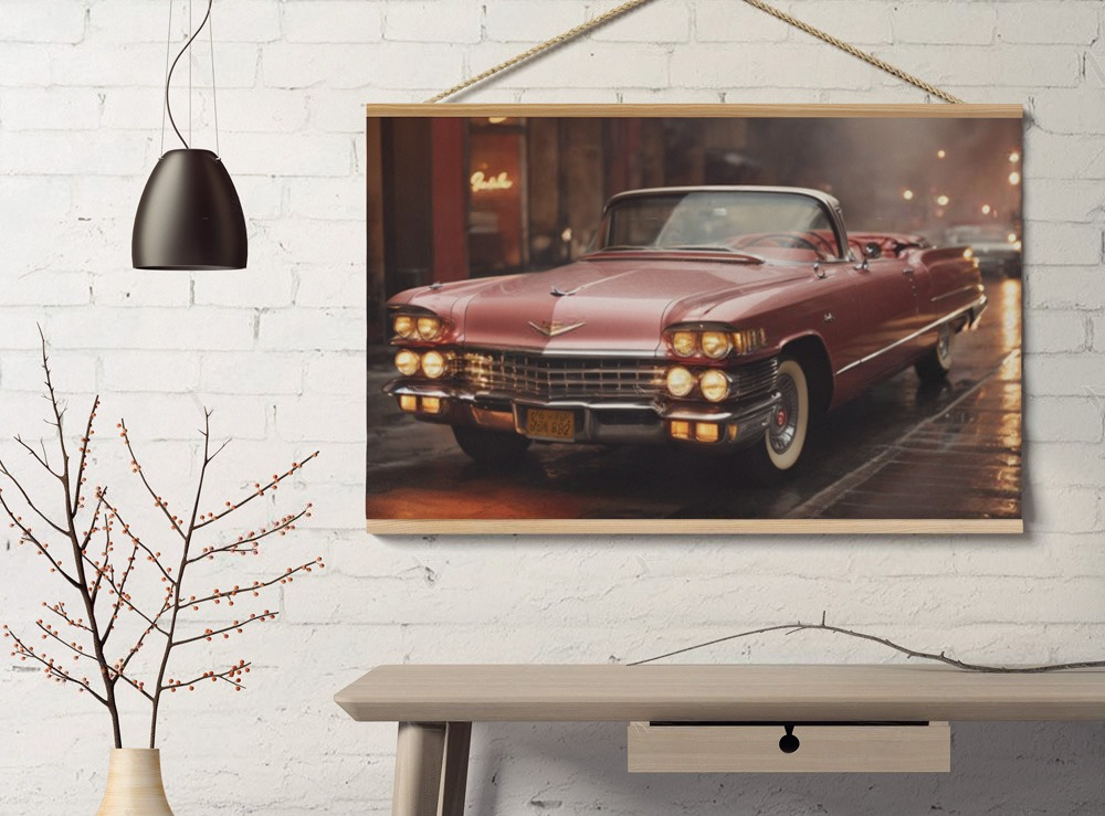 Фотопостер с подвесом Cadillac Cabrio