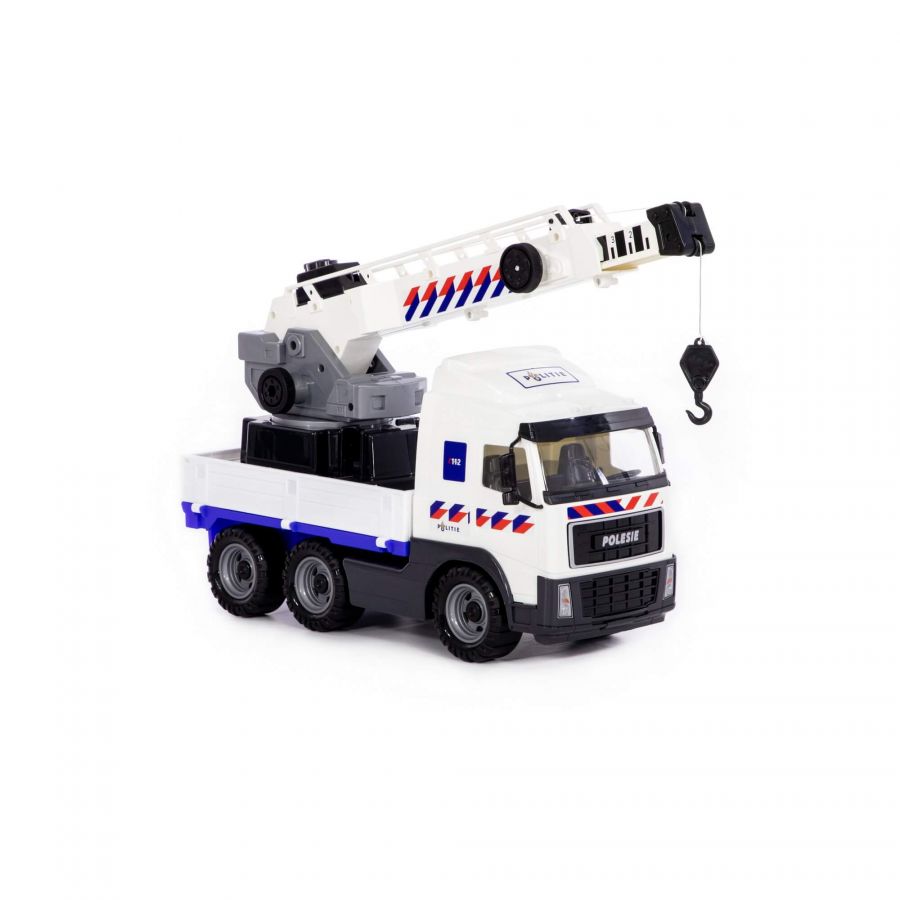 Автомобиль-кран с поворотной платформой полицейский (NL) (в сеточке)