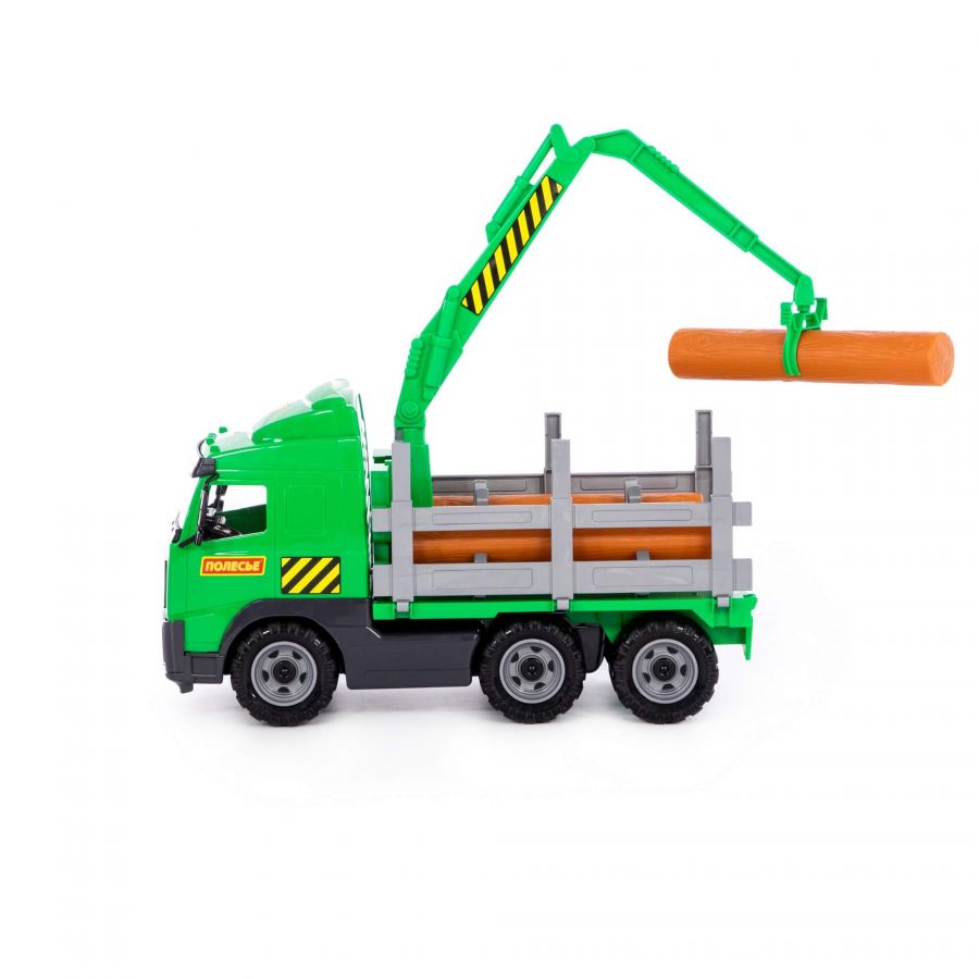 Автомобиль-лесовоз (в сеточке)