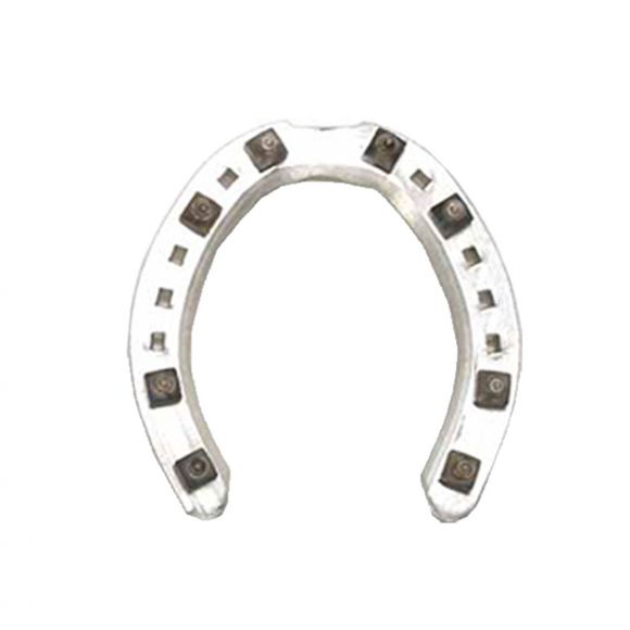 KW Aluminium shoe Подкова для рысаков. 8 шипов высотой 13 мм. Зад.