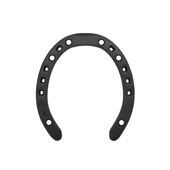 Kerckhaert Legend Flat shoe Подкова для рысаков. Полотно 16x6 мм. 6 отверстий под шипы. Перед.