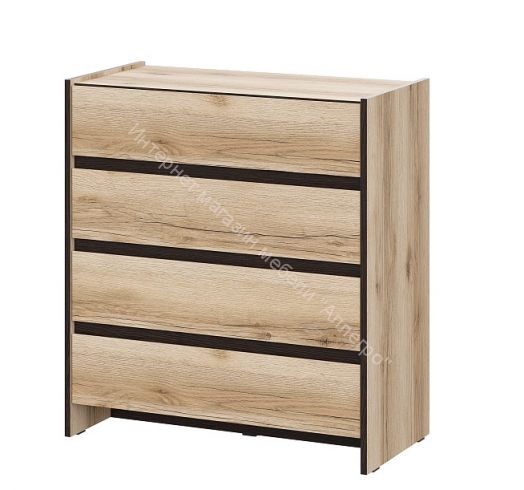 Комод 4 ящика Серия 3 "Прага"