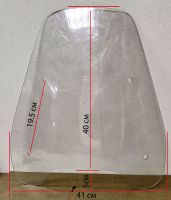 Ветровик на мотоцикл прозрачный - уценка