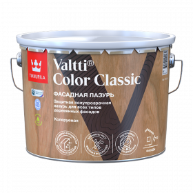 Лазурь Фасадная на Маслянной основеTikkurila Valtti Classic 9.0л (Бесцветная) / Тиккурила Валтти Колор Классик.