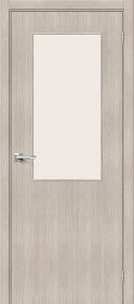 Межкомнатная Дверь с Экошпоном Bravo Браво-7 Cappuccino Melinga / Magic Fog  700x2000, 800x2000, 900x2000мм  (полотно) / Браво.