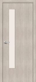 Межкомнатная Дверь с Экошпоном Bravo Браво-9 Cappuccino Melinga / Magic Fog , 700x2000, 800x2000, 900x2000мм (полотно)   / Браво.