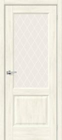 Межкомнатная Дверь с Экошпоном Bravo Неоклассик-33 Nordic Oak / White Сrystal 600x2000, 700x2000, 800х2000мм,900x2000мм   (полотно)  / Браво.