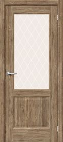 Межкомнатная Дверь с Экошпоном Bravo Неоклассик-33 Original Oak / White Сrystal 600x2000, 700x2000, 802000,0x 900x2000мм (полотно) / Браво.