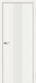 Межкомнатная Дверь Эмаль Bravo Граффити-21 Whitey 600x2000, 700x2000, 800x2000, 900x2000мм  (полотно) / Браво.