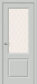 Межкомнатная Дверь Эмаль Bravo Скинни-13 Grace / White Сrystal  700x2000, 800x2000, 900x2000мм (полотно) / Браво.
