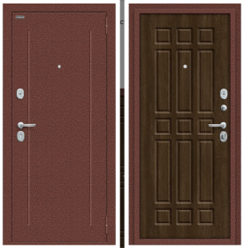 Входная Дверь Bravo Любо Мини Антик Медный/Dark Barnwood 860x1900, 960x1900мм / Браво.