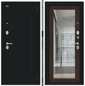 Входная Дверь Bravo Флэш Букле Черное/Wenge Veralinga 860x2050, 960x2050мм / Браво.