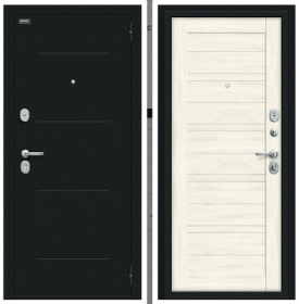 Входная Дверь Bravo Сити Kale Букле Черное/Nordic Oak 860x2050, 960x2050мм / Браво.