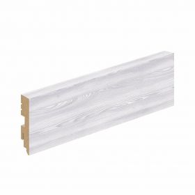 Плинтус с Экошпоном Bravo Плинтус Тип-0 Riviera Ice 16x70x2050мм / Браво.