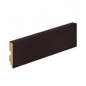 Плинтус с Экошпоном Bravo Плинтус Тип-0 Wenge Melinga 16x70x2050мм / Браво.