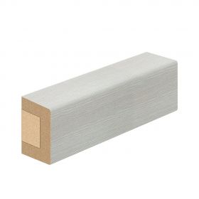 Деко Рейка с Экошпоном Bravo Рейка Декоративная Bianco Veralinga 30x16x2750мм / Браво.