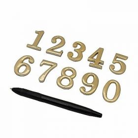 Дверные Цифры Bravo Цифра G Золото 45мм / Браво.