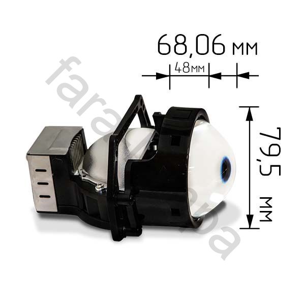 Светодиодные би-линзы BI-LED дальний, ближний свет