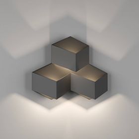 Светильник Настенный DesignLed PALMIRA GW-1101-3-9-BL-WW 9Вт Черный, Теплое Белое Свечение / СВГ 004723.