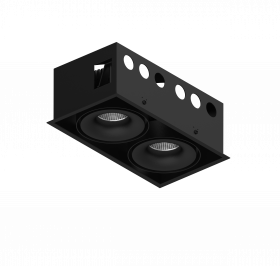 Корпус Светильника SWG PRO COMBO-CRD2-BL Черный, Двойной / СВГ 006674.