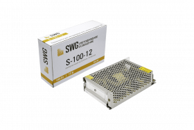 Блок Питания для Светодиодной Ленты SWG S-100-12 / СВГ 000105.