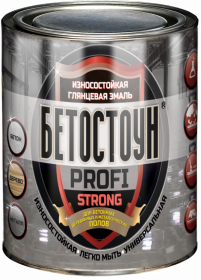 Бетостоун PROFI «STRONG» Красковия 0.7кг Эмаль для Бетонных, Деревянных и Металлических Полов Серая / Красковия.