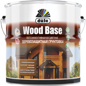 Грунт Dufa 2л Wood Base для Дерева с Биоцидом Бесцветный.