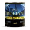 Краска Интерьерная Parade Deluxe Brilliant Perfect Matt 2.7л Акриловая, Белая, Матовая.