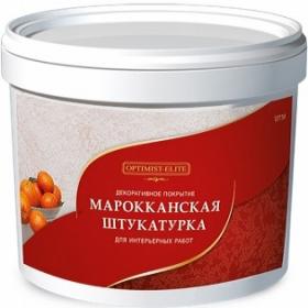 Декоративное Покрытие Optimist-Elite Марокканская Штукатурка D730 7кг Белое, Перламутровая.